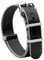 TStrap Nato Uhrenarmband 20mm Nylon - Grau Schwarz Armband Uhren für Herren Damen Ersatz - Weich Schnellwechsel Uhrband Ersatzarmband Uhr - 18mm 20mm 22mm 24mm