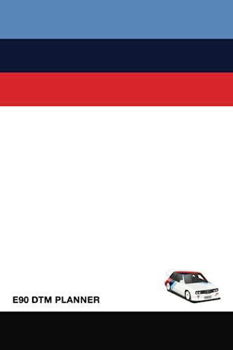 E90 DTM Legends Daily Planner