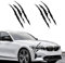 Xoelle 2 Stück Monster Klaue Auto Aufkleber, Scheinwerfer Aufkleber, Wasserfeste Autoaufkleber Dekoration, Style Trend Deko Wetterfest UV-Beständig für Wohnmobil, Wohnwagen, Auto(Schwarz)