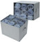 DIMJ 2 Stück Kleiderschrank Organizer 9 Zellen Schubladen Ordnungssystem Aufbewahrungsbox für Kleidung, Schubladen organizer Aufbewahrung Boxen für Jeans, Hosen, Handtuch, Shirt, Hellgrau