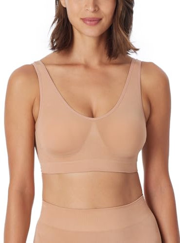 Schiesser Damen Soft Bh mit Herausnehmbaren Pads Nahtlos - Classic Seamless,Maple_181106,XL