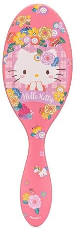 Wet Brush Hello Kitty and Friends Brosse à cheveux, poils IntelliFlex ultradoux, démêlage facile, pour tous types de cheveux (mouillés, secs et abîmés), unisexe (Hello Kitty)