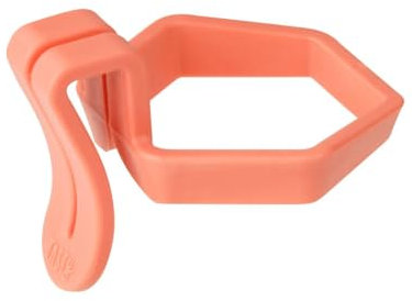 Tasty Soporte para cucharas de cocina de material resistente al calor, apto para lavavajillas, ideal para cocinas modernas, marrón, 6,7 x 5,2 x 4,8 cm, color albaricoque