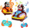 7JI Ferngesteuertes Auto 2 Stück RC Bumper Car mit Puppe Auswerfbar, 360° Drift Stunt Kollision Auto Spielzeug Multiplayer, LED Musik und Zerstäuber, Spielzeug für Jungen und Mädchen ab 6 Jahren