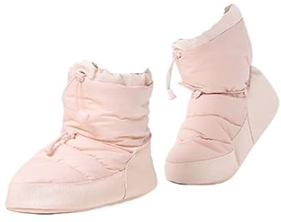 GIJMZY Ballett Warm Up Boots Mädchen Frauen Tanz Stiefel Winter Ballett Schuhe Thermische Tanz Schuhe Anti Rutsch Verschleiß-beständig Pink 38-39