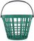 Aramox Golfballkorb Golfball Container Golfball Eimer Kompakt Stapelbares Design Leicht Tragbar mit Praktisch (Hält bis zu 25 Prozent)