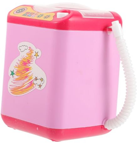 Homoyoyo Mini Lavatrice Elettrica per e Spugnette Pulitore e Rapida Design Compatto e Sicuro Rimuove Colori Ombretto e Blush Tecnologia per Domestico