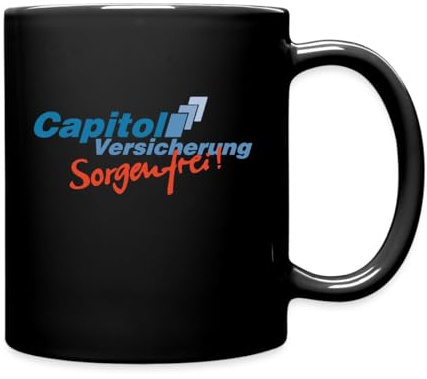 Stromberg Capitol Versicherung Sorgenfrei Tasse Einfarbig
