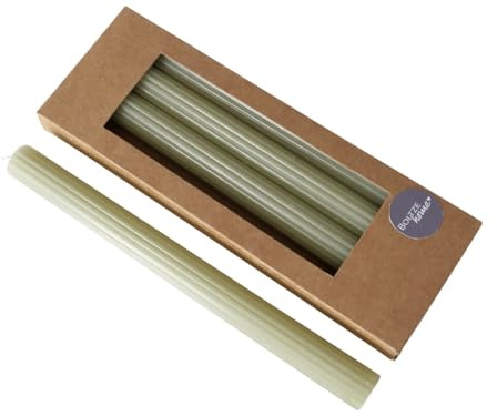 BOLTZE Classic Stabkerze grün 25cm 4tlg