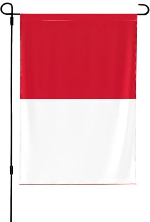 Drapeau de Monaco double face, décoration saisonnière pour cour avant porche