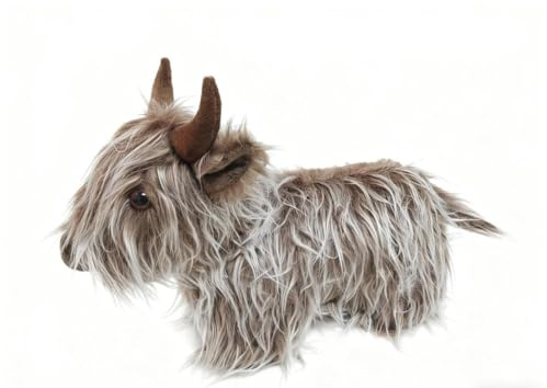 A2Z Highland Cow Door Stopper 1.5kg Heavy Weighted Door Stop for Home Cute Furry Animal Design Decorative Soft Plush Fabric Door Holder for Living Room Bedroom & Nursery 32-12-25cm