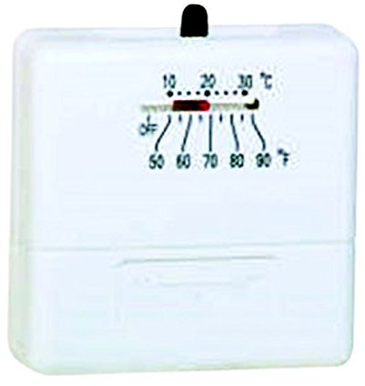 Honeywell TS812A1007 Non-Programmable Thermostat for Heating Only Systems, 750 mV