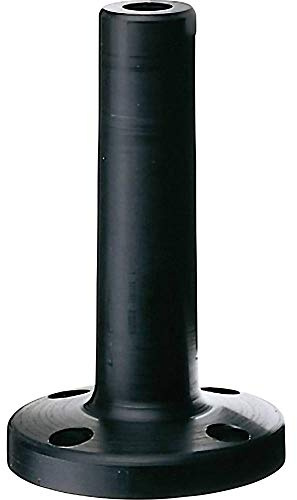 WERMA 97584010 BK Fuß mit integriertem Rohr, Schwarz