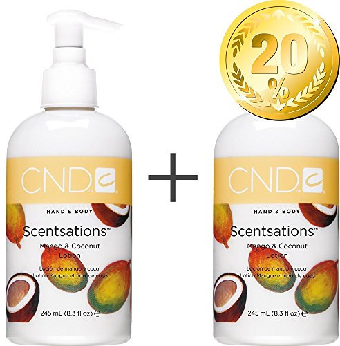 CND Scentsations Mango & Coconut 245 ml - 2er Sparpack - 20% Rabatt - Hand- und Bodylotion