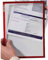 FRANKEN Dokumentenhalter Frame It X-tra!Line, DIN A4, magnetisch, 5 Stück, rot, ITSA4M/5 01