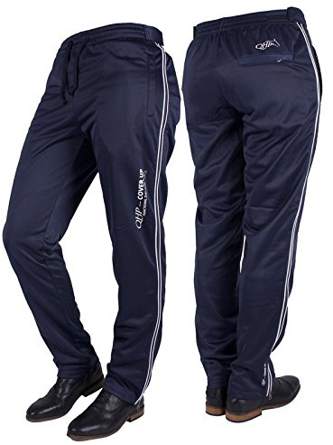 QHP Damen Trainingshose Cover up schützt Ihre Reithose bei Turnieren (Navy, M)