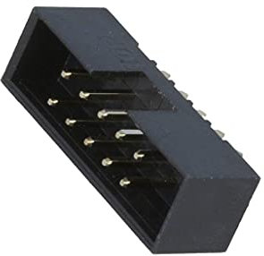 5X DS1014-10SF1B-CON8 Buchse IDC männlich PIN: 10 gerade THT gold flash 2mm CONN