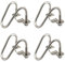 Fibbia a croce per tubo in acciaio inox, connettore a croce a forma di U, fibbia per tubo per fattoria, serra, recinzione, diametro massimo del tubo 1 1/4 (4 pezzi)