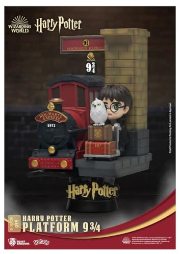 Beast Kingdom - Statuetta da Collezione Dstage Harry Potter - Binario 9 e 3/4 - Gadget Ufficiale, Regalo - Vari, DS-099