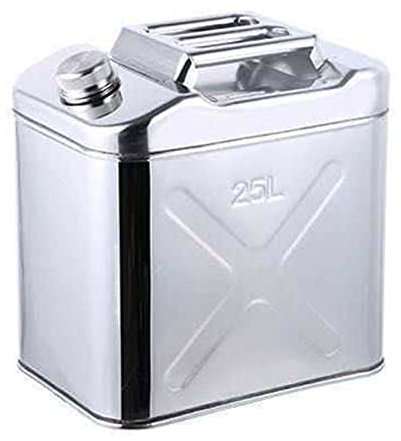BHBXZZDB Recipientes para Gasolina, Garrafas bidon de Metal de Boca Ancha Ideal para Gasolina y químicos, 10L/15L/20L/25L/30 litros