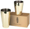 Jettory Boston Shaker,Coctelera con peso premium de 18 onzas y 28 onzas, coctelera de bar hecha de acero inoxidable 304, herramienta esencial de barra (dorado)