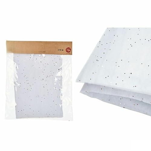 Krist+ Zubehör für Weihnachtskrippe, weißer Teppich, 50 x 0,01 x 50 cm, 24 Stück