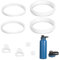 8pcs Water Bottle Gasket Replacement, Silicone Sealing O Ring Gaskets for Thermoflask 40oz Insulated Seal Water Bottle Top Straw Lid