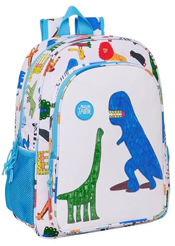 safta M180 Unisex-Kinderrucksack (1 Stück), weiß, Estándar, Casual