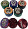 NOVAEASE Grinder 40mm Skull Design Metal Magnetic Grinders Sharp Teeth Tooth Shredding Portable Zinc Alloy Skull Multicolour