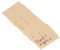 Elegante goldene Dankeskarten für geschäftliche Dankbarkeit, 200 Stück, 8,9 x 4,8 cm