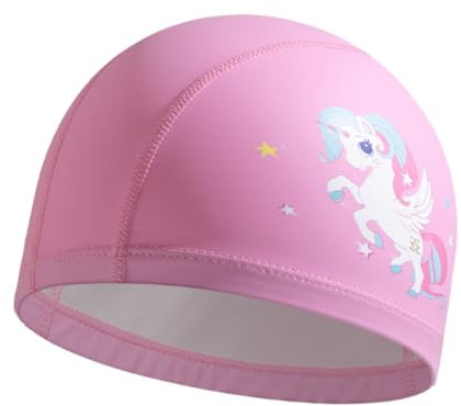 LuLiyLdJ Cuffia Piscina Unicorno per Donna e Bambina con Capelli Lunghi, Impermeabile