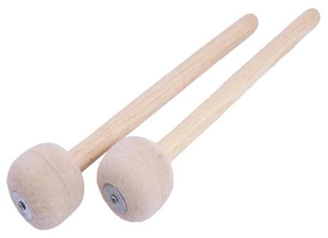Mazos de tambor de madera, baquetas antideslizantes, mazos de batería profesionales, herramientas de batería para profesores de música, mazos de batería para estudiantes, mazos de tambor de 12.6