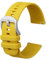 Anbeer Bracelets de Montres en Silicone pour Femme Homme, 21mm Bracelets de Montre en Caoutchouc à Déclenchement Rapide,Jaune