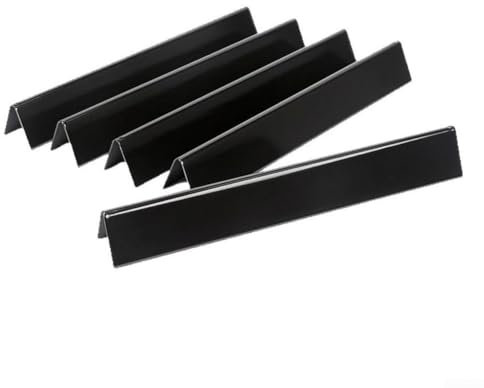 Lot de 5 plaques chauffantes émaillées pour barbecue Weber pour QuliMetal série 300 E310/320/330