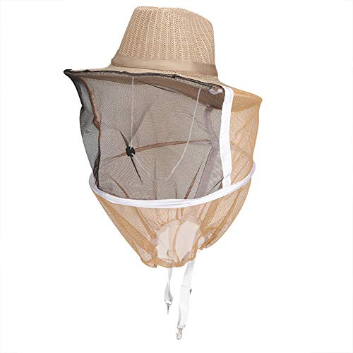 Semme Cappello da Apicoltore Berretto da Apicoltore Velo da Apicoltore con Rete Ad Alta Definizione per Protezione della Testa del Viso Design per Stringere le Spalle Materiale in