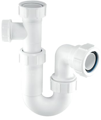 McAlpine ASA10-SP 1 Tubular Swivel Basin Trap with 19/23mm Pipe Connection