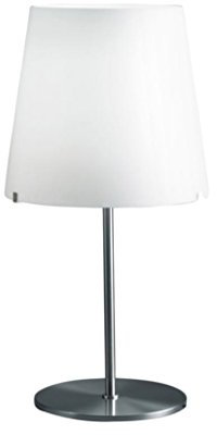 FONTANAARTE Lampada Da Tavolo 3247Ta Bianco/Nikel Spazzolato