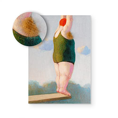 Inkognito Plüsch Postkarte, Anlass: ''flauschig'' im Motiv: ''Plüschkarte Leider nur Bronze'', Künstler/Künstlerin: ''Michael Sowa'' Art-Nr.: 5361, aufgelegt vom Berliner Verlag