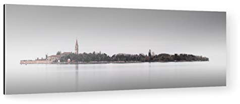 artboxONE Alu-Print 60x20 cm Isole di Venezia - Poveglia von Künstler Ronny Behnert