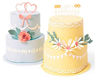 Sizzix 613260 Thinlits Stanzschablonen 29 STK 664356 Tortendeko, Mehrfarben, Einheitsgröße