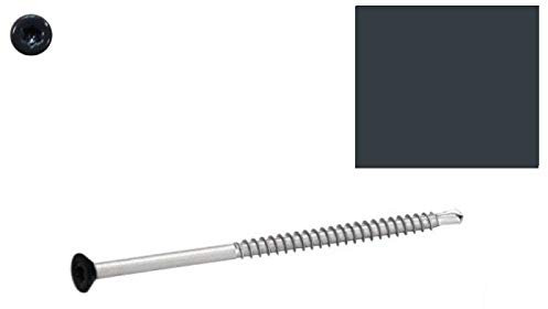 Vis de bardage RAL 7016 gris anthracite 3,2x60 mm INOX A2 par 100