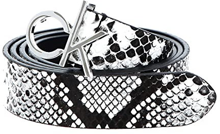 Calvin Klein CK Logo Belt 30MM W100 Python Print