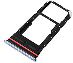 SIM-Kartensteckplatz Handy-Kartenhalter SIM-Kartenhalter Für Vivo iQOO Z3 - Silber