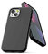 Liquid Silicone Case Compatible with iPhone 13 mini, Full Body Shielding Covered Soft Gel Rubber Case Cover with Microfiber lining, Anti-Shock Cover Case, Black Silicone Gel Case 5.4 inch- Black