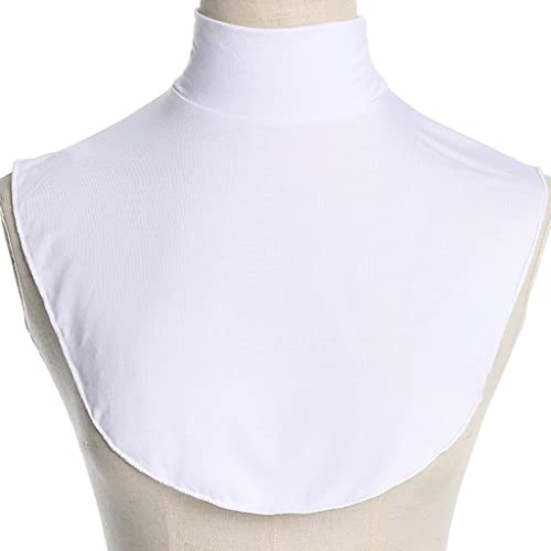 Reoyloep Frauen Muslim Rollkragen Fake Kragen Hijab Extensions Solid Neck Cover Halb Tops