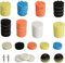 Shoze Polieraufsatz 40-teiliges Polierschwamm Polierpads Set - Schleifmittelsets für Poliermaschinen, Auto Polieren, Polierschwamm Set 75mm