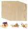 6 pezzi 30 cm x 30 cm rovere rosso Bubinga legno non lavorato per incisione laser CNC taglio artigianato pittura