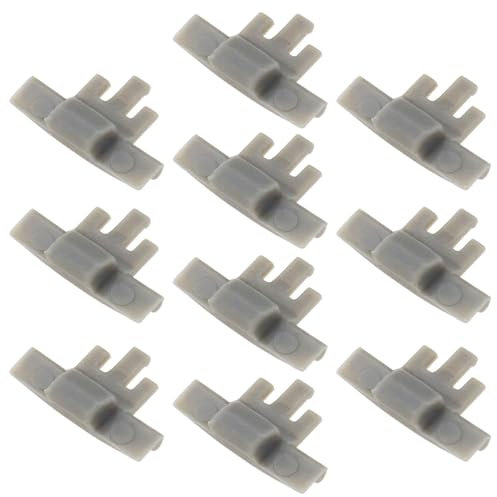 Be In Your Mind 10 Pieces 86 Degree Angle Restriction Hinge Clip for Opening Degree Restrictor Clips 86 Degree Kitchen Cabinet Door Restraints Plastic