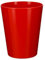 Monouso | 6 Vasos de Plástico reciclables, 330 ml, PP Mineral, Libre BPA, Irrompibles, Color Rojo, Resistentes, Eventos al Aire Libre