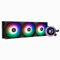TR Frozen Notte 360 ​​BLACK ARGB, especificaciones del enfriador de CPU negro 360, 3 ventiladores PWM, rodamientos S-FDB V2, adecuado para AMD/AM4 AM5, Intel LGA 1700/1851/1151/1200/2011